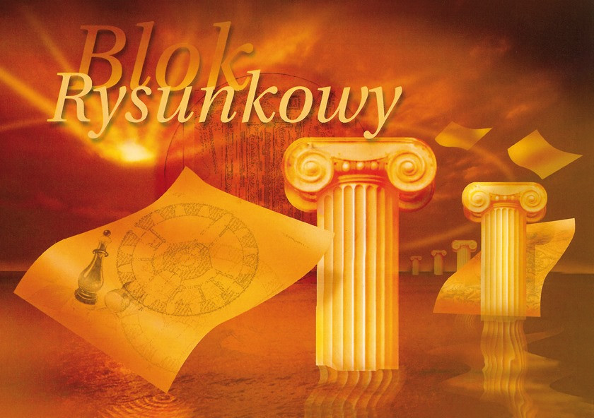Blok rysunkowy A4 20k. biały Kreska